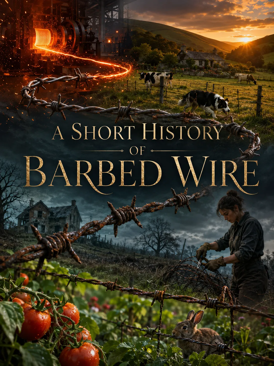 Cover for the book A Short History of Barbed Wire