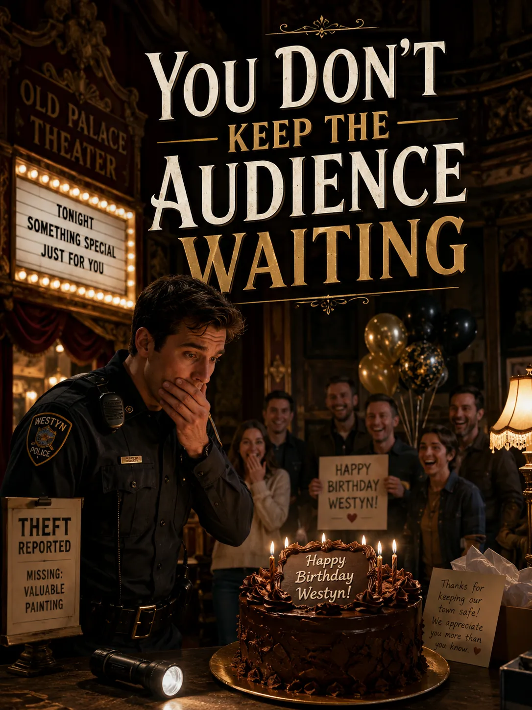 Cover for the book You Don't Keep the Audience Waiting