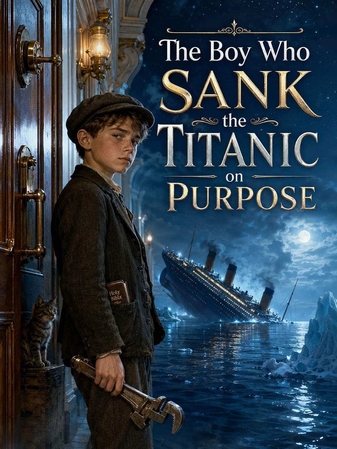 Cover for the book The Boy Who Sank the Titanic on Purpose